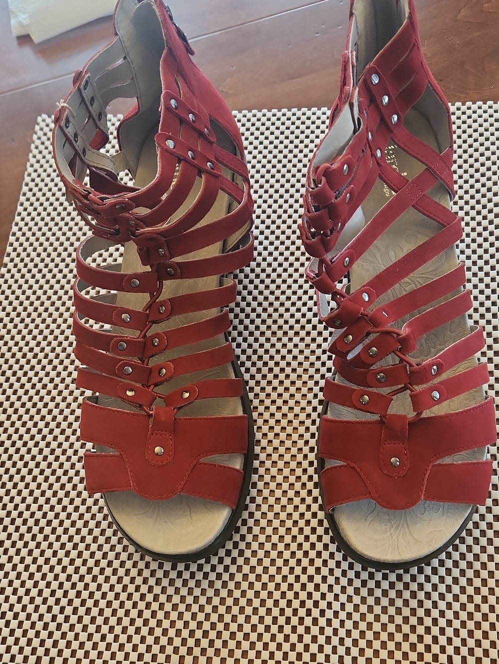 Jambu Red Multi-Strap Gladiator Sandals for Women - Picture 1 of 6